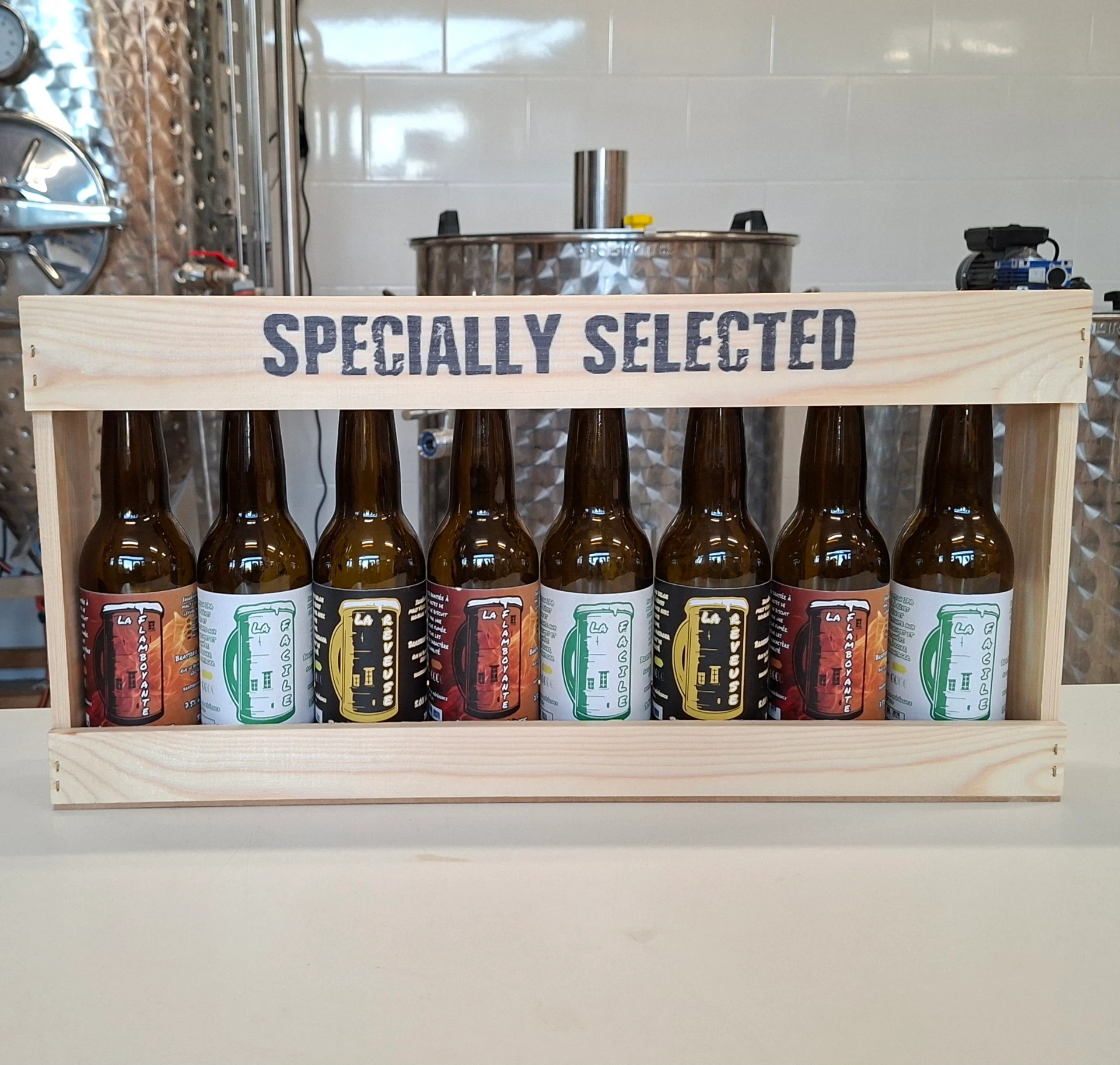 Demi-mètre de bière 8 bouteilles